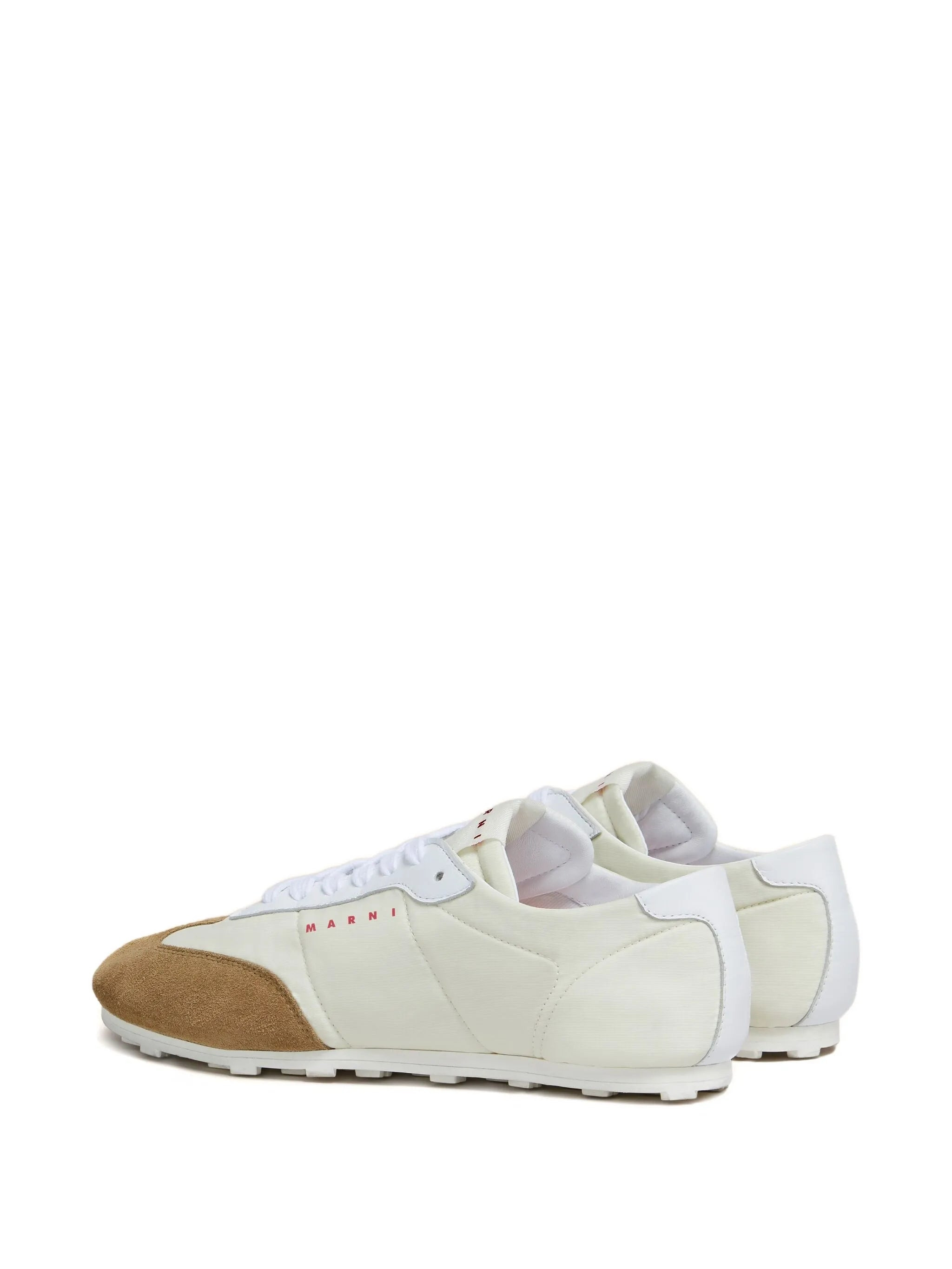 Marni Softy Soccer Suede-detail Leather Sneakers - 2