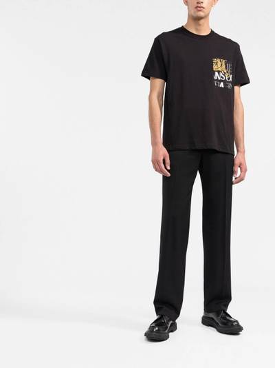 VERSACE JEANS COUTURE printed-pocket cotton T-shirt outlook