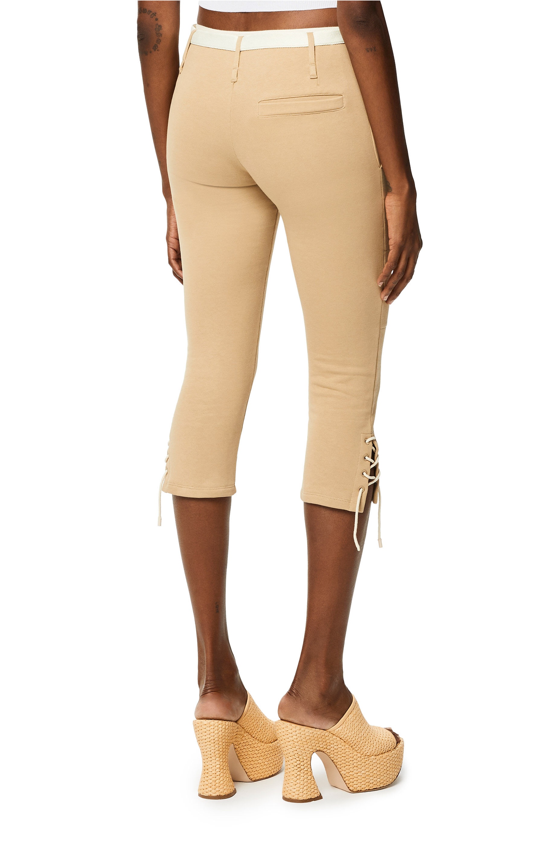 Laced trousers in cotton - 4