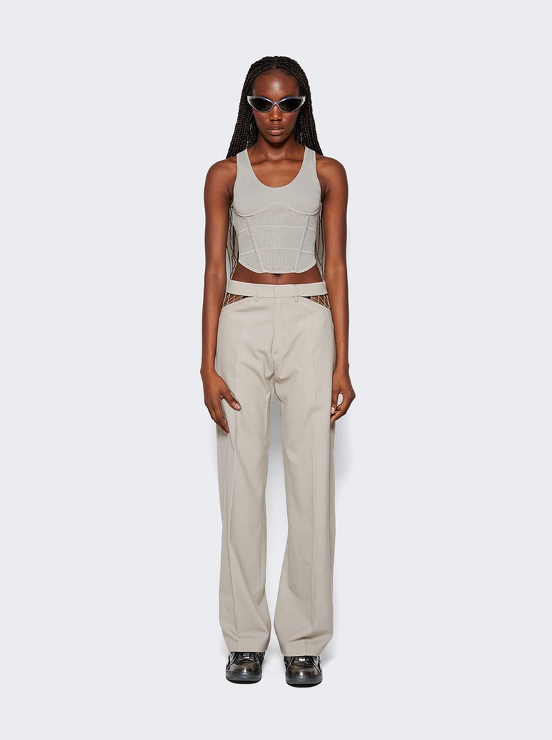 Dion Lee Picot Lace Pants Alloy outlook