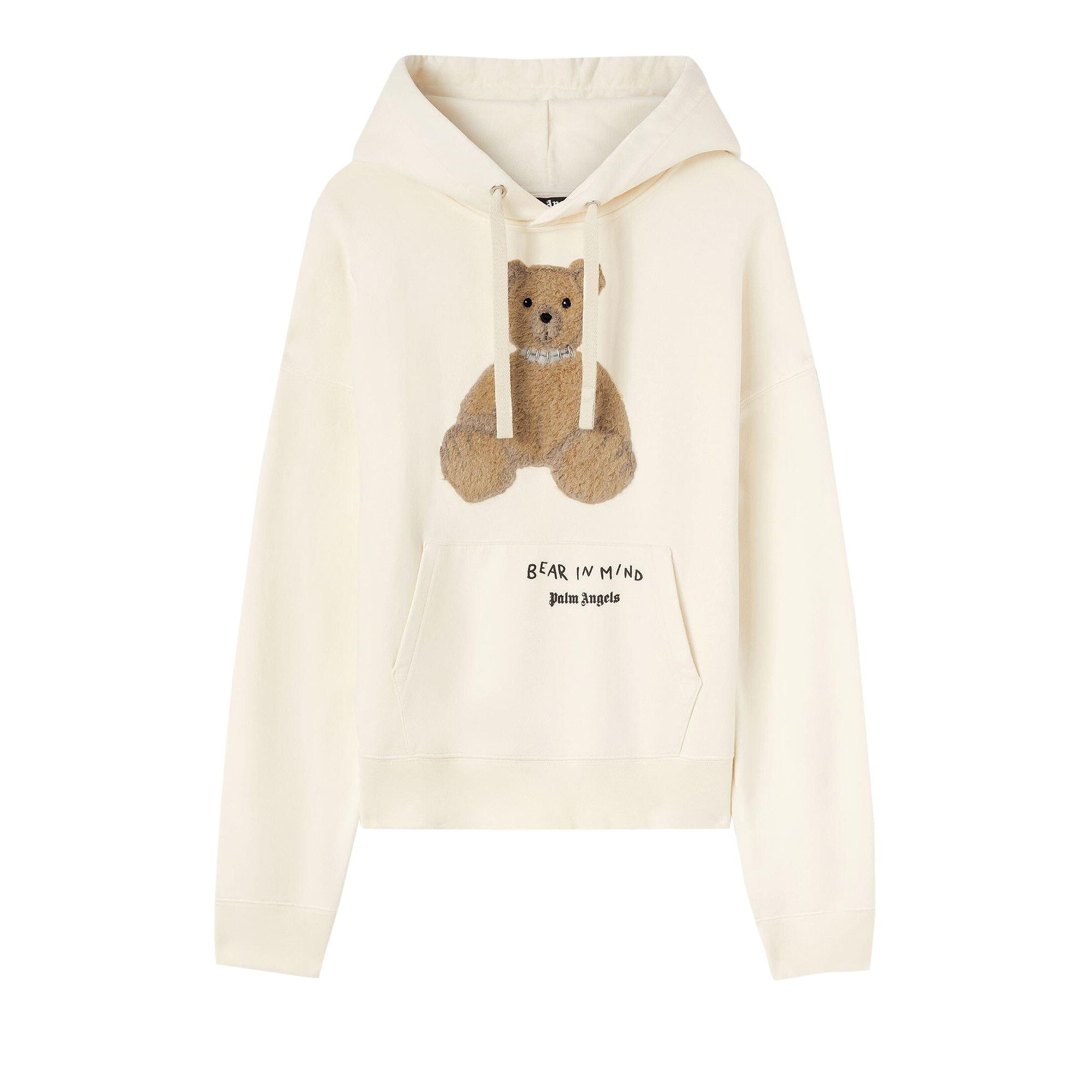 Palm Angels Bear In Mind Hoodie 'Off White/Brown' - 1