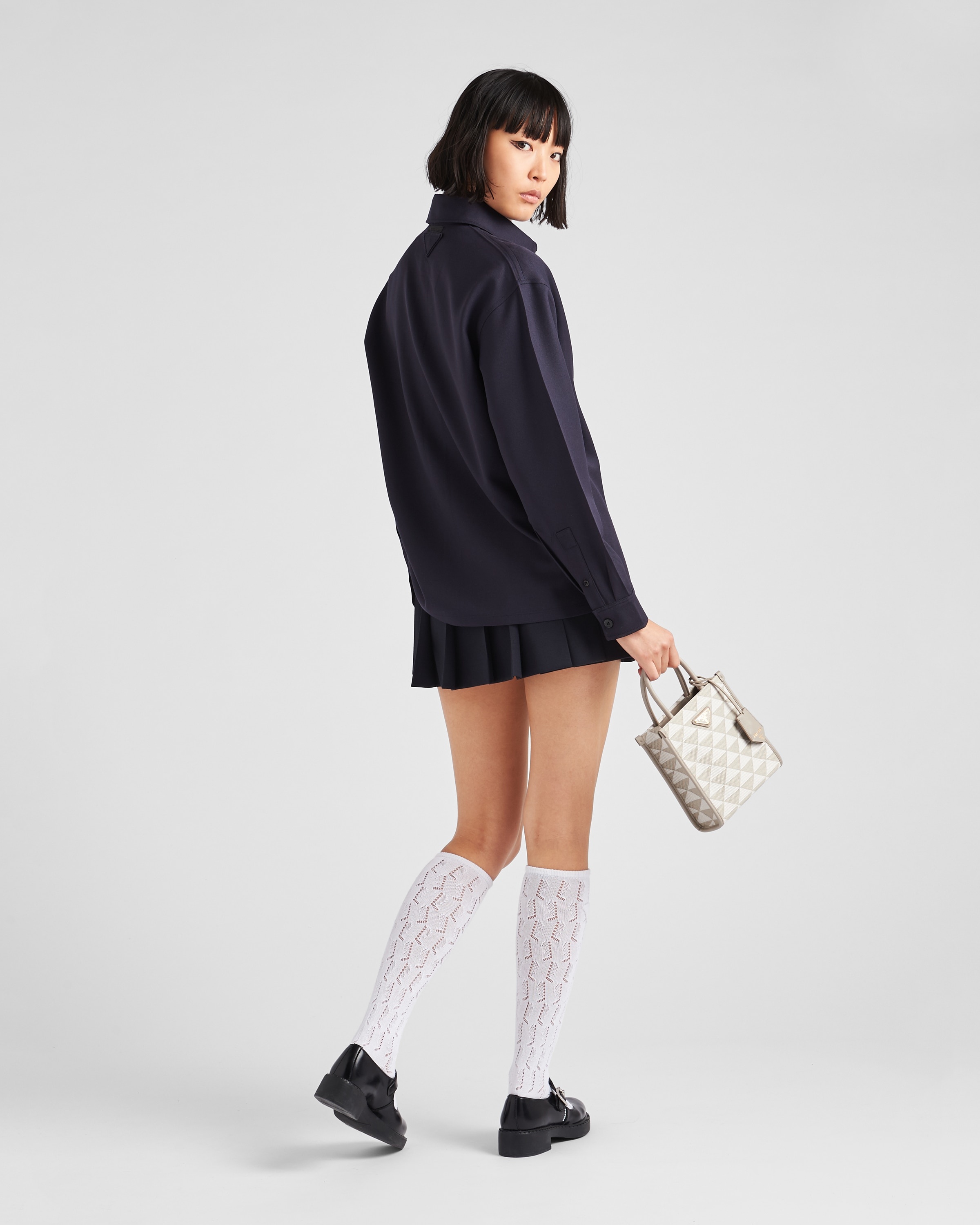 Gabardine miniskirt - 5