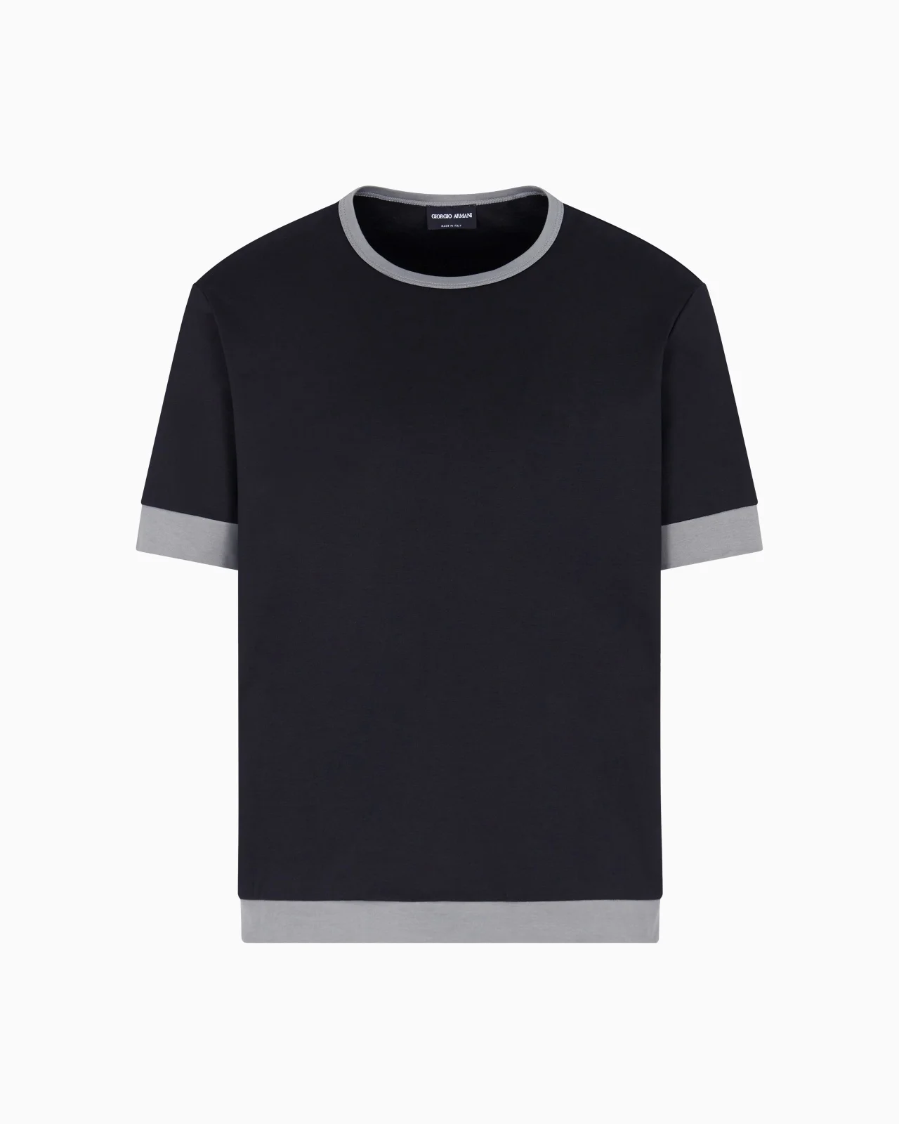 ORGANIC COTTON JERSEY CREW-NECK T-SHIRT - 1