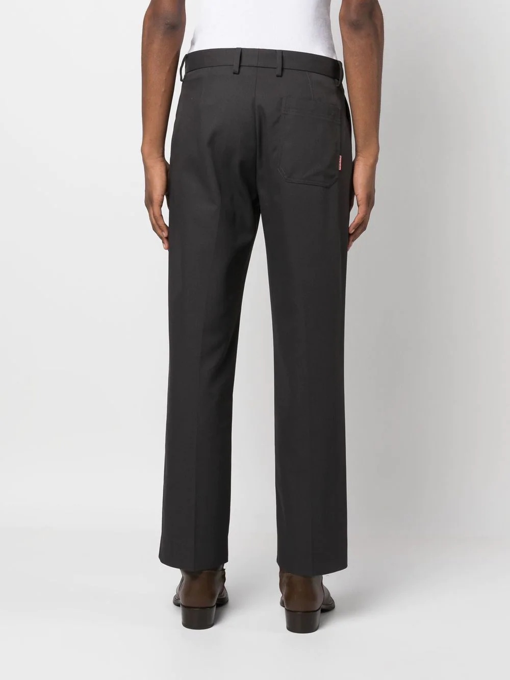 straight-leg chino trousers - 4