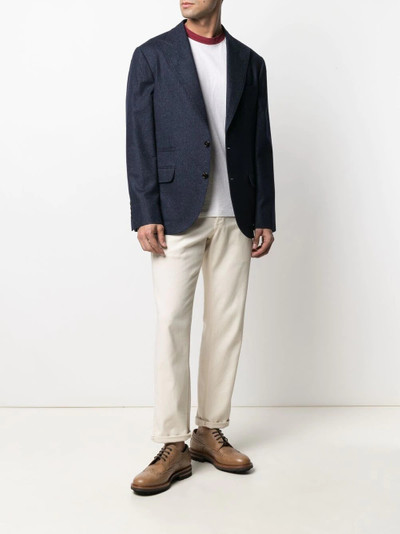 Brunello Cucinelli single-breasted blazer outlook