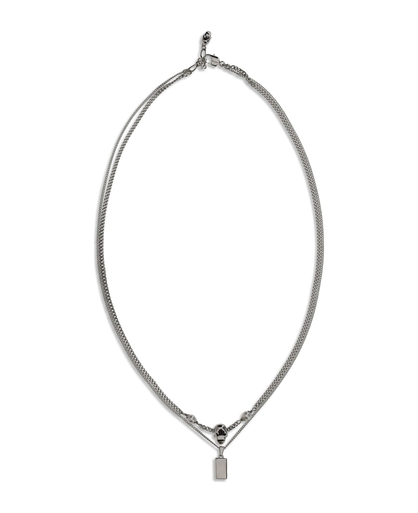 Skl & Pearl Necklace - 2