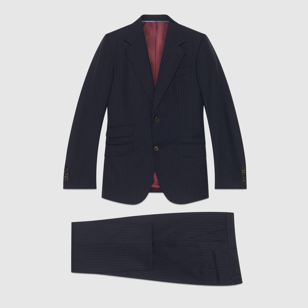 Fitted Gucci pinstripe suit - 1