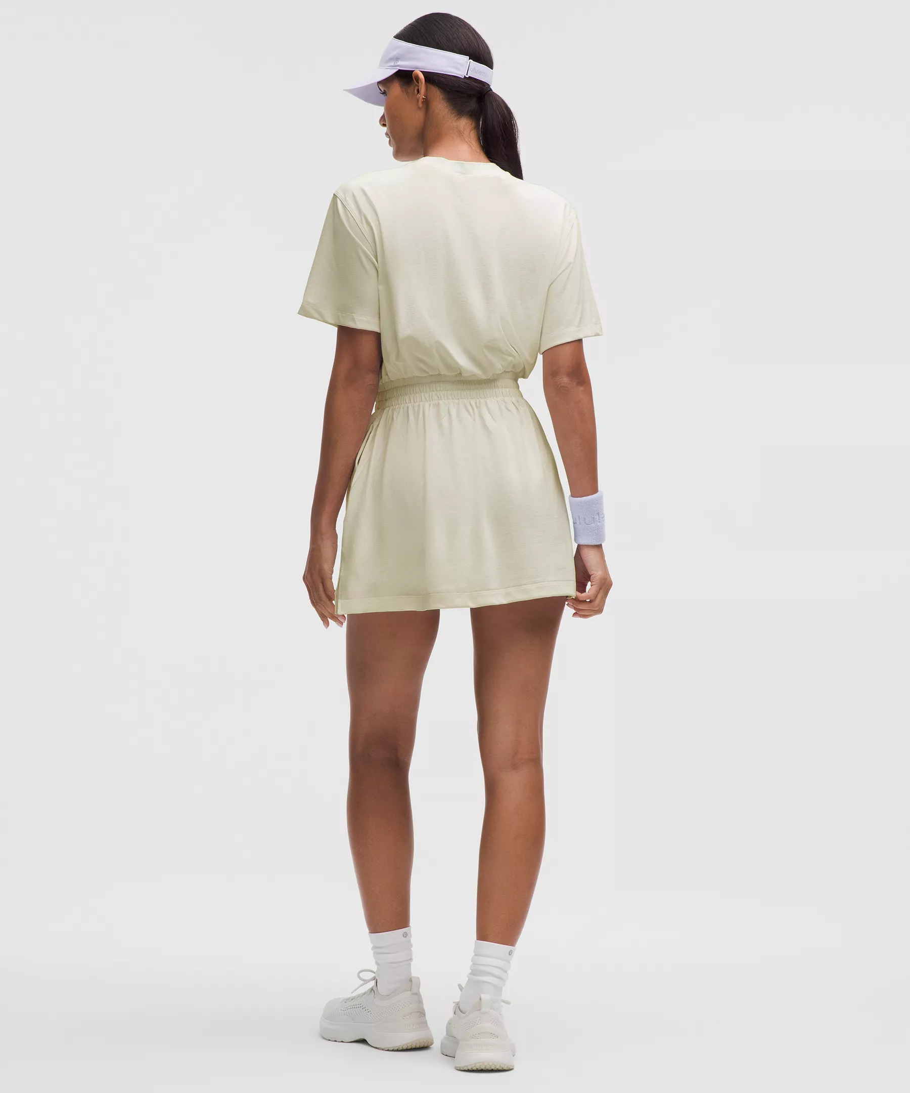 Smocked-Waist T-Shirt Dress - 2