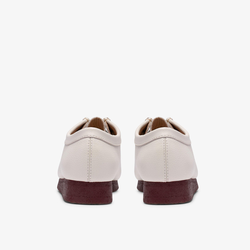 Wallabee White Leather 5