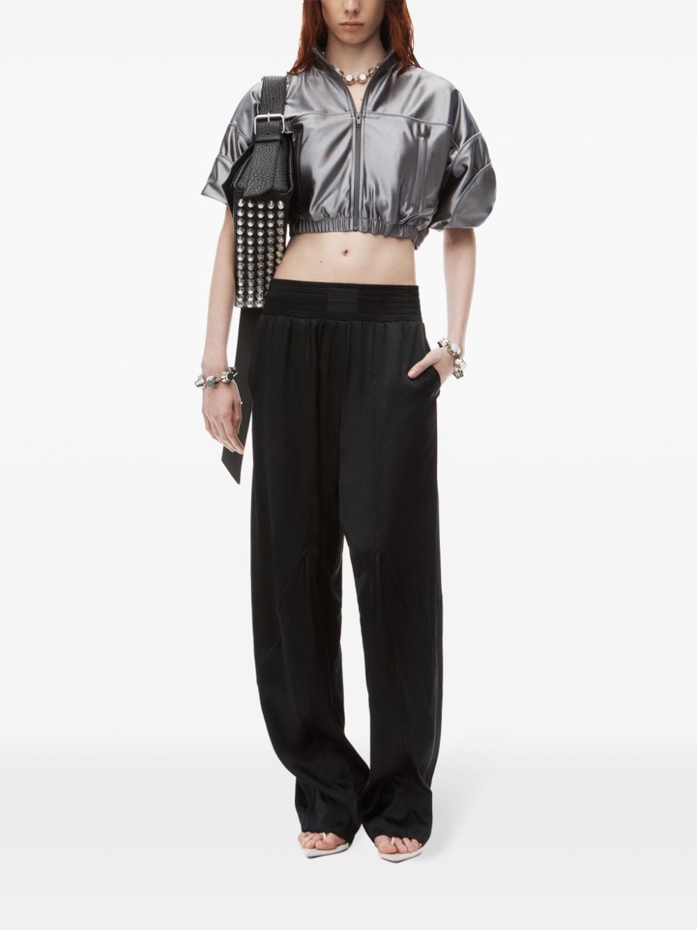 elasticated balloon pants - 2