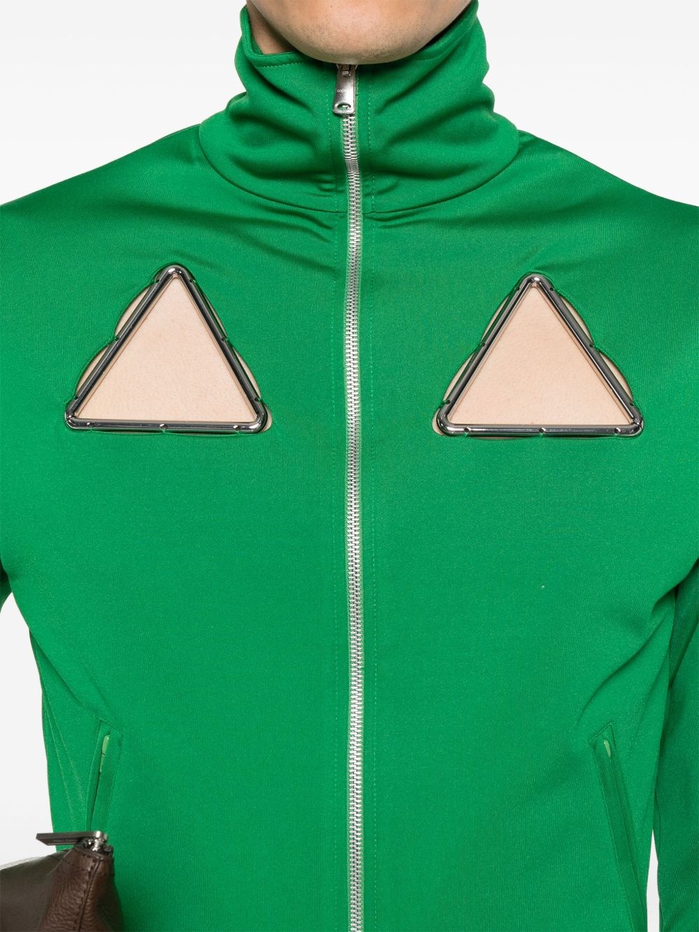Triangle cut-out track jacket - 6