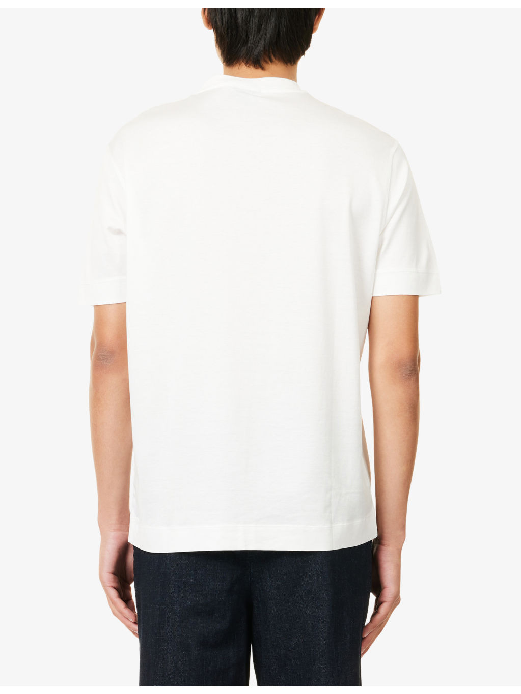 Regular-Fit Embossed-Logo Jersey T-shirt - 4