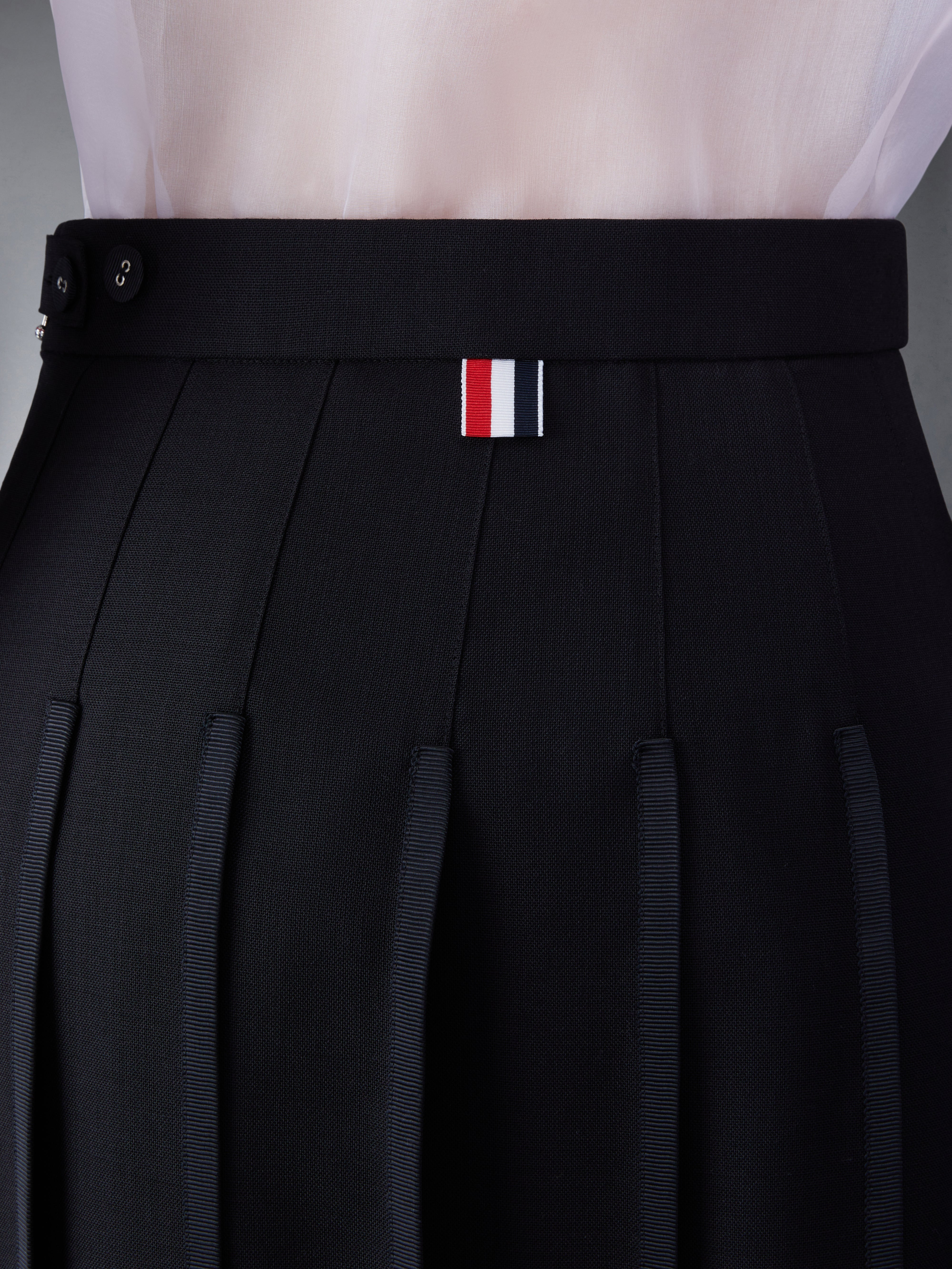 Classic Tipping Pleated Skirt - 6