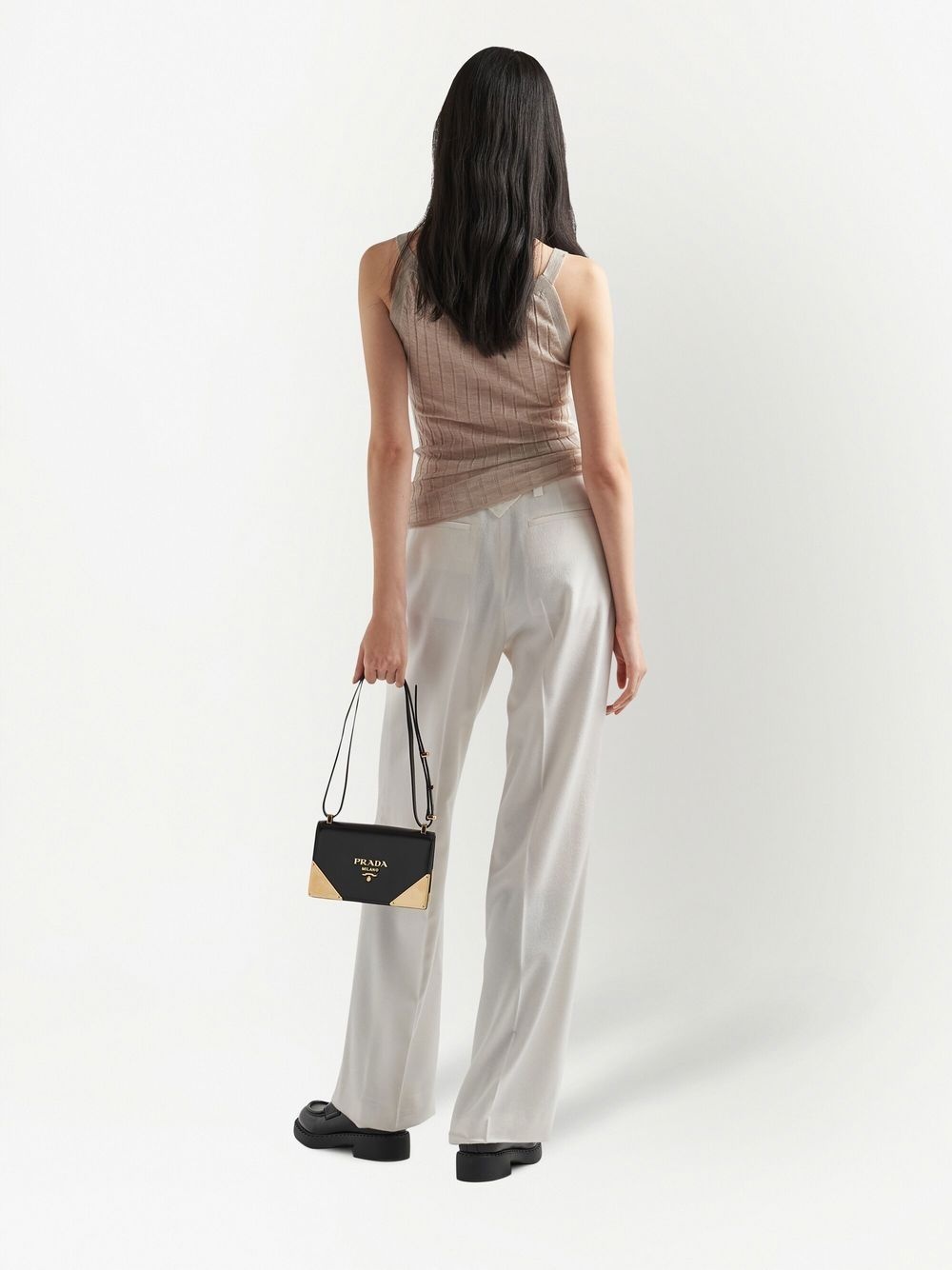 ribbed cashmere tank top - 3