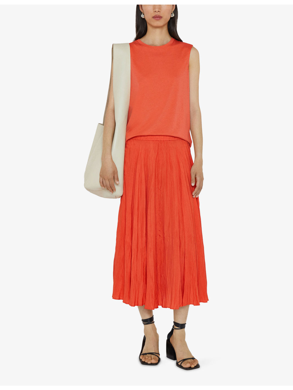 Cotton-Silk Jersey Tank Top - 2
