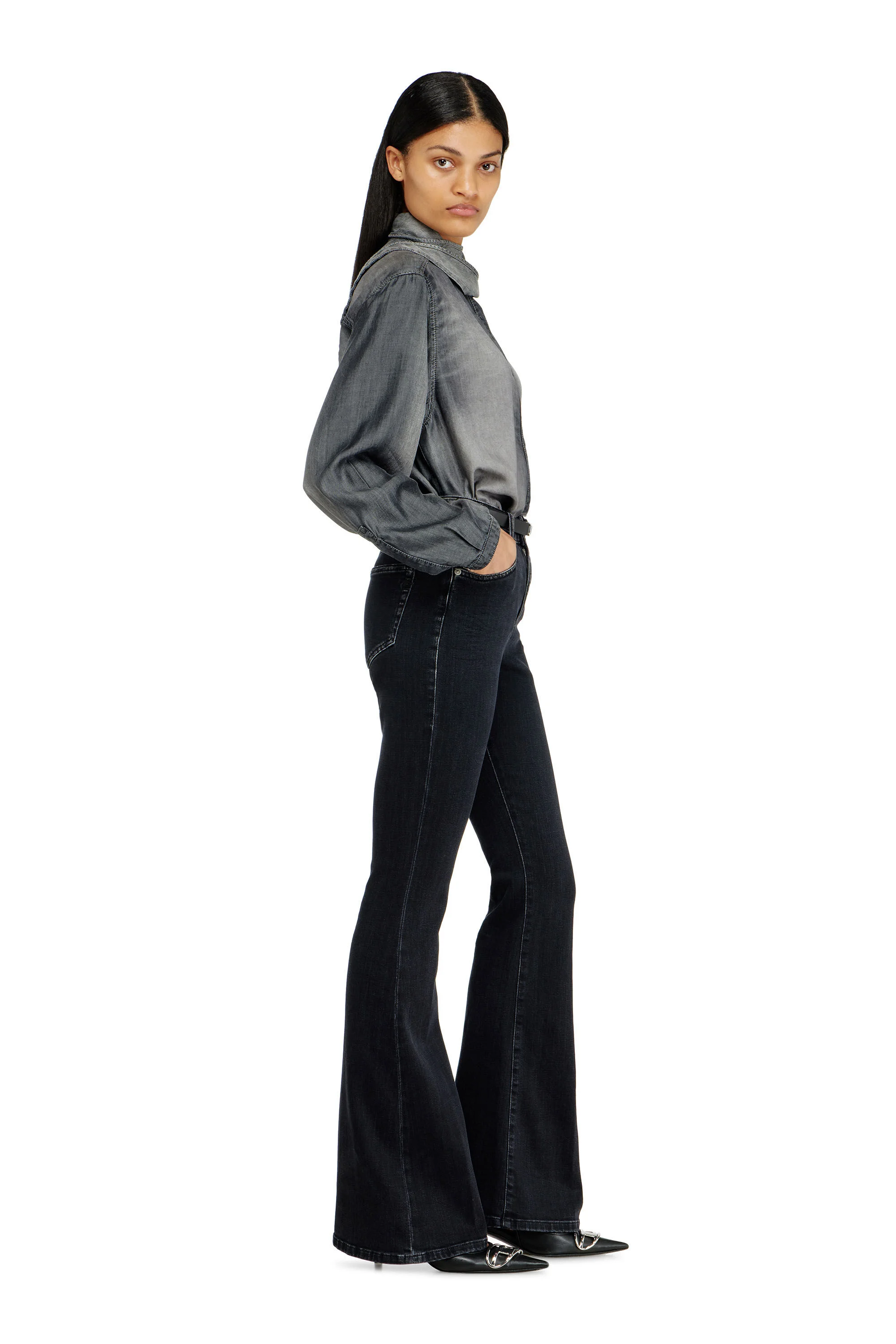 BOOTCUT JEANS 1973 D-PARTT 09P75 - 1