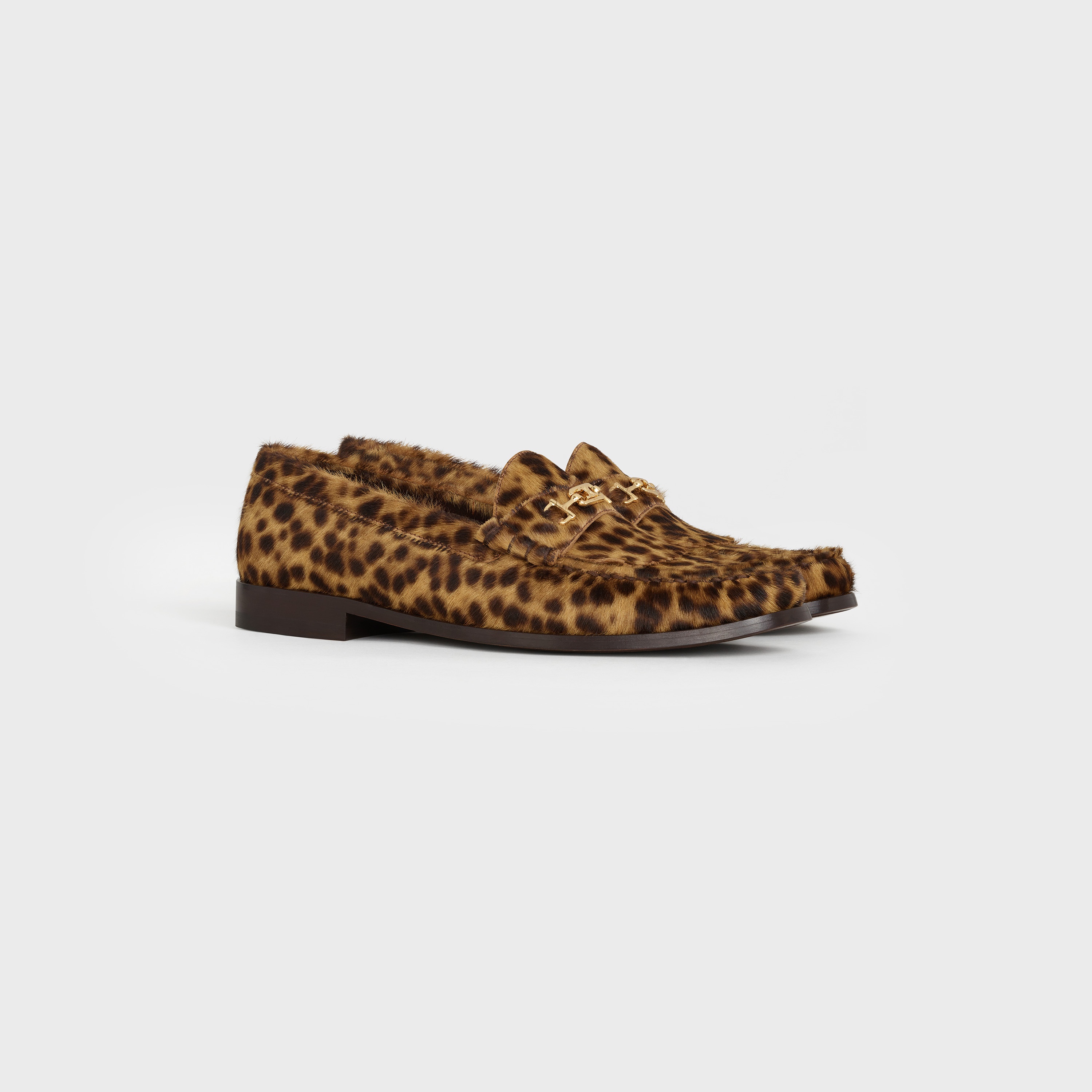 CELINE LUCO TRIOMPHE LOAFER IN JAGUAR PRINTED HAIRY CALFSKIN - 2