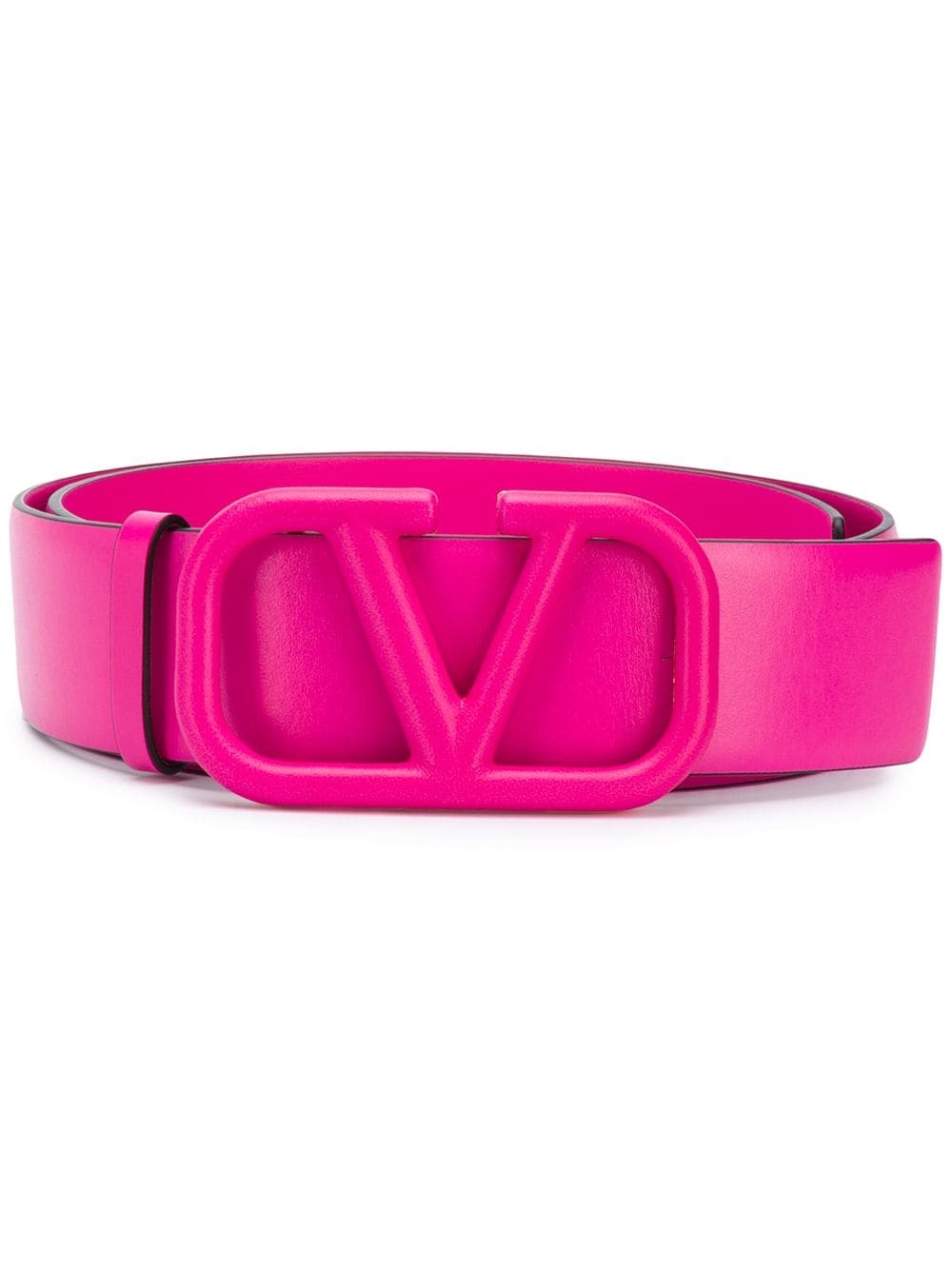 VLOGO leather belt - 1