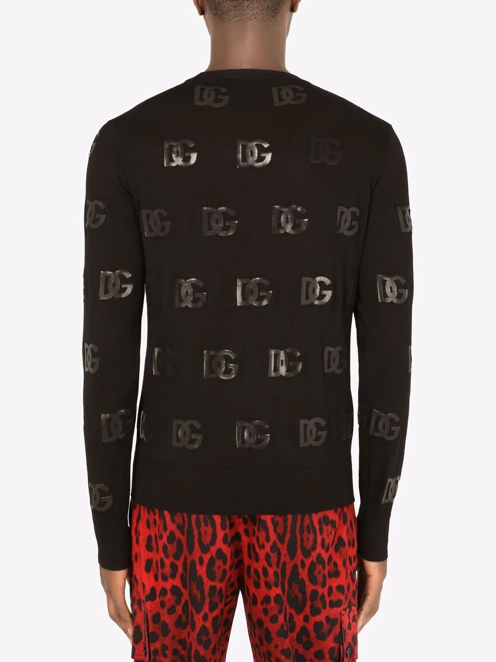 sequin-logo jumper - 4
