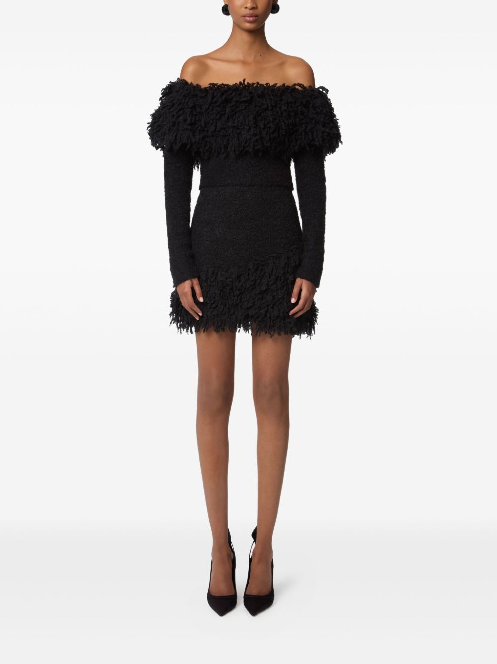 fringed mini skirt - 2
