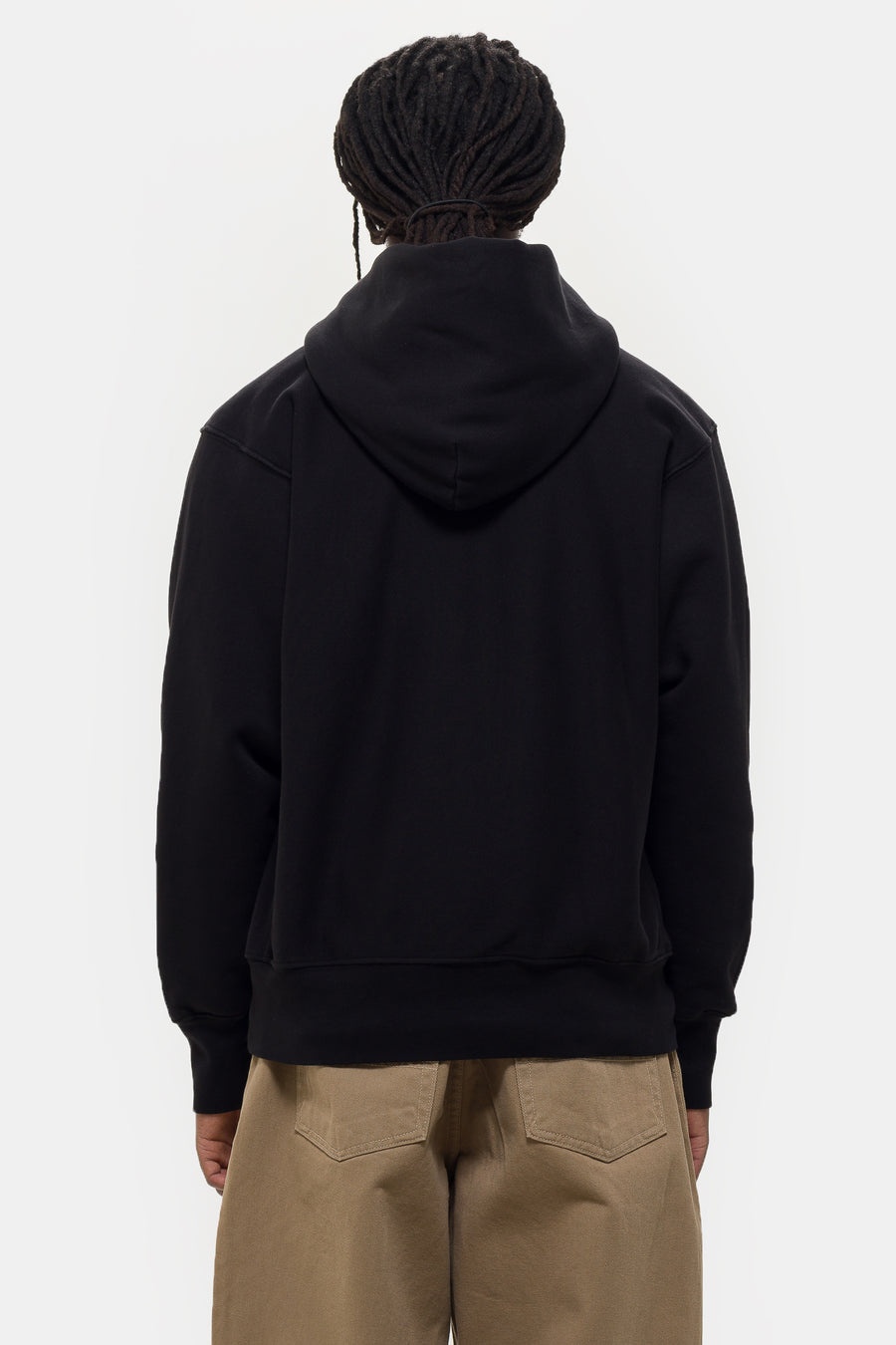 Heavyweight Hoodie in Jet Black - 3