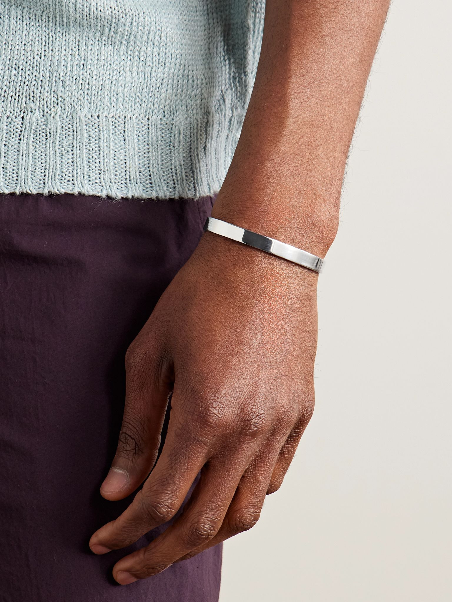 Le 21 Polished Sterling Silver Cuff Silver - 2