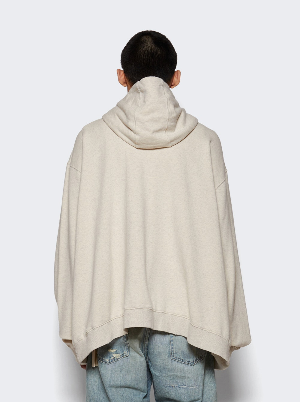 Sweat Jacket Ecru Melange - 4