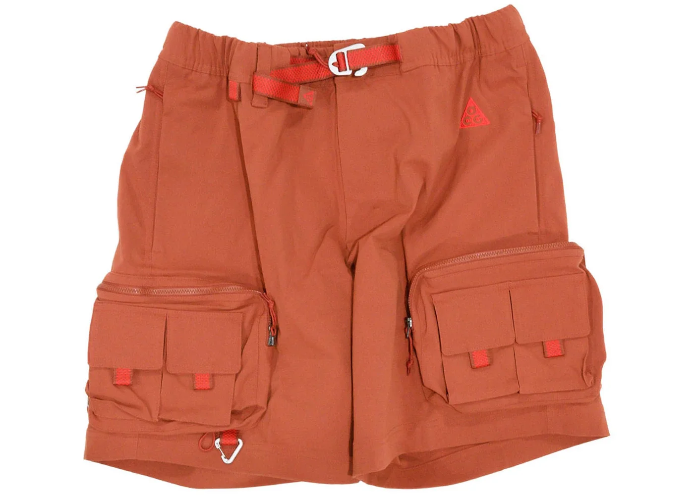 Nike ACG 자수 로고 래핑 방수 다수 주머니는 빨강 DH8348-670를 짧습니다 - 1
