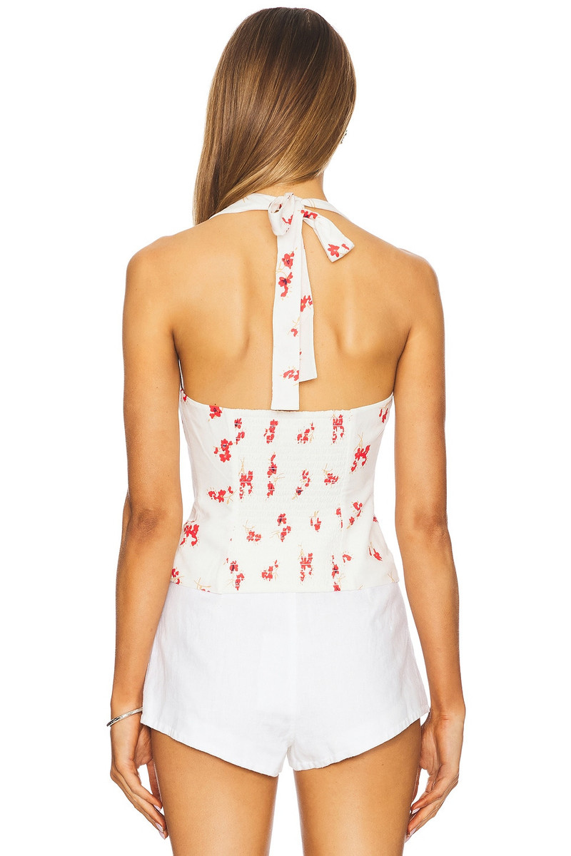 BARDOT Rixton Printed Halter Top outlook