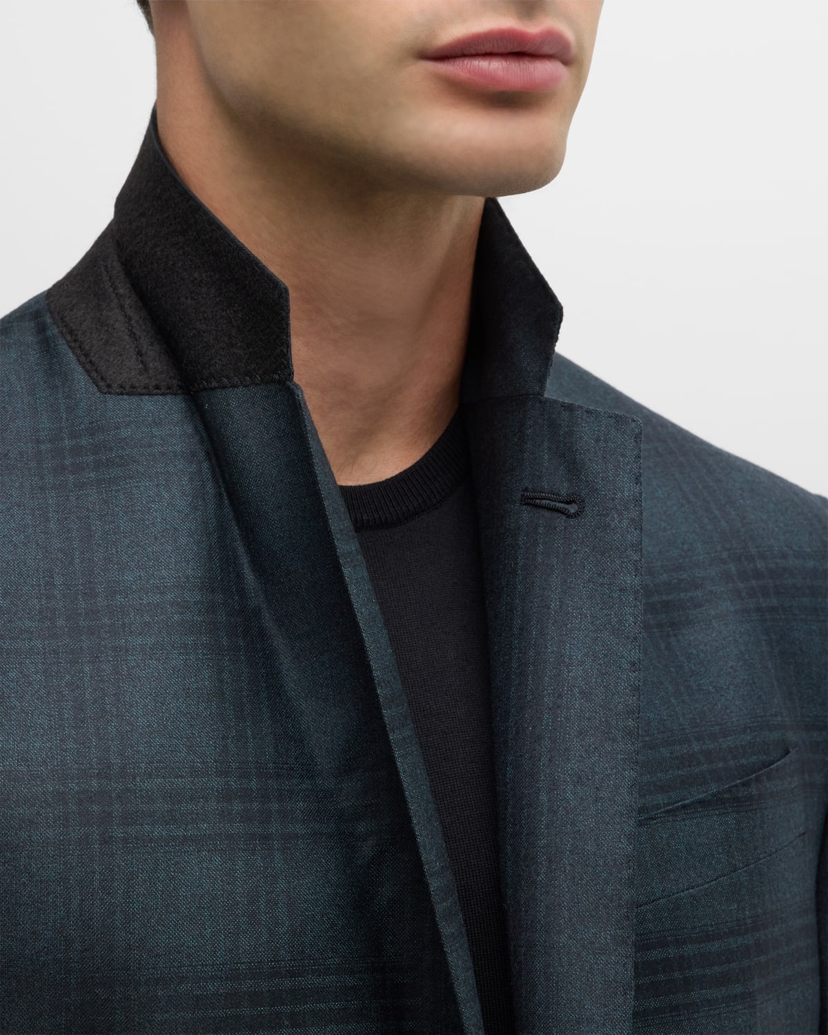 Men's Soft Wool-Cashmere Sport Coat - 7