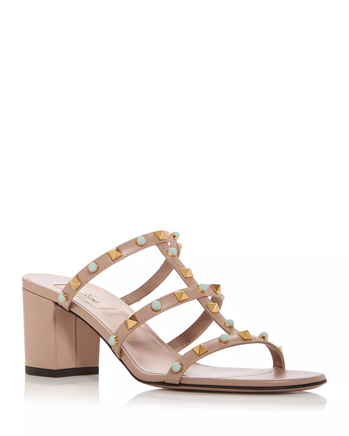 Women's Valentino Rockstud Embellished Sandals - 1
