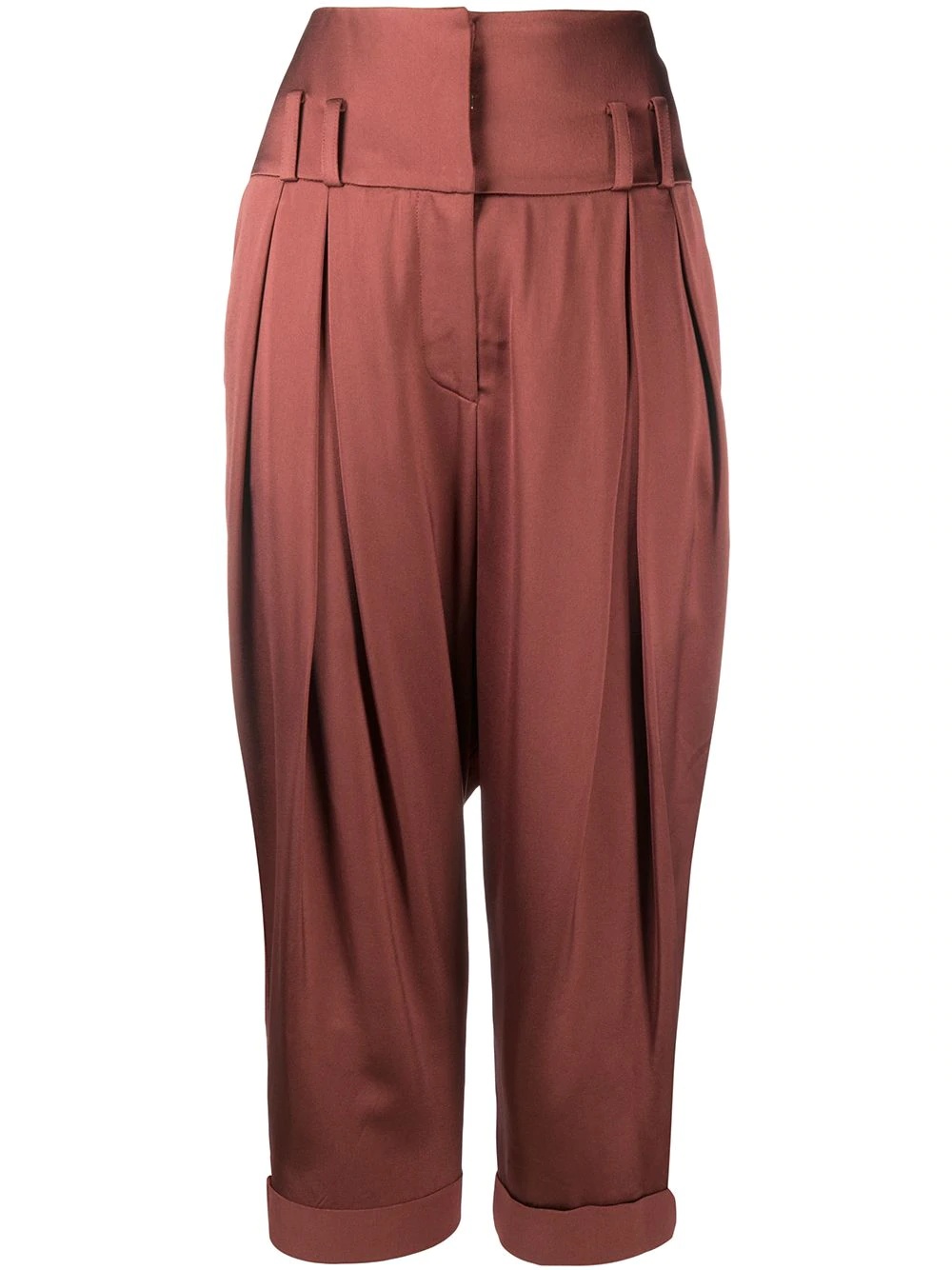 high-waisted trousers - 1