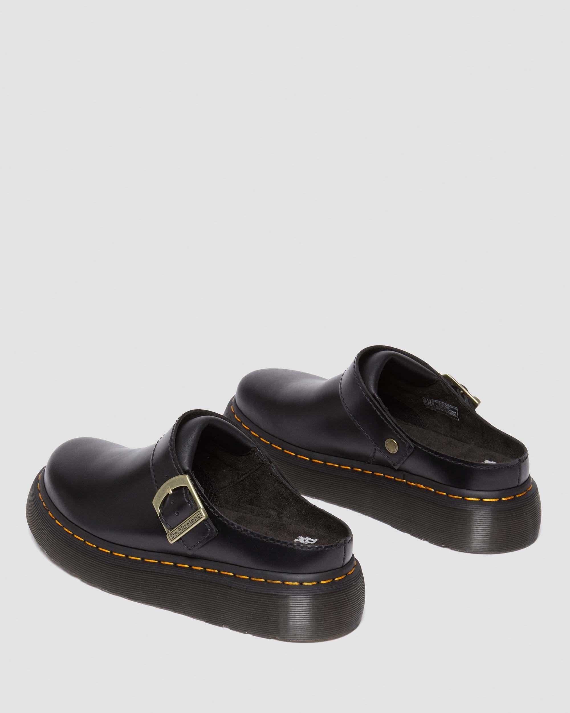Laketen Atlas Leather Slingback Platform Mules - 11