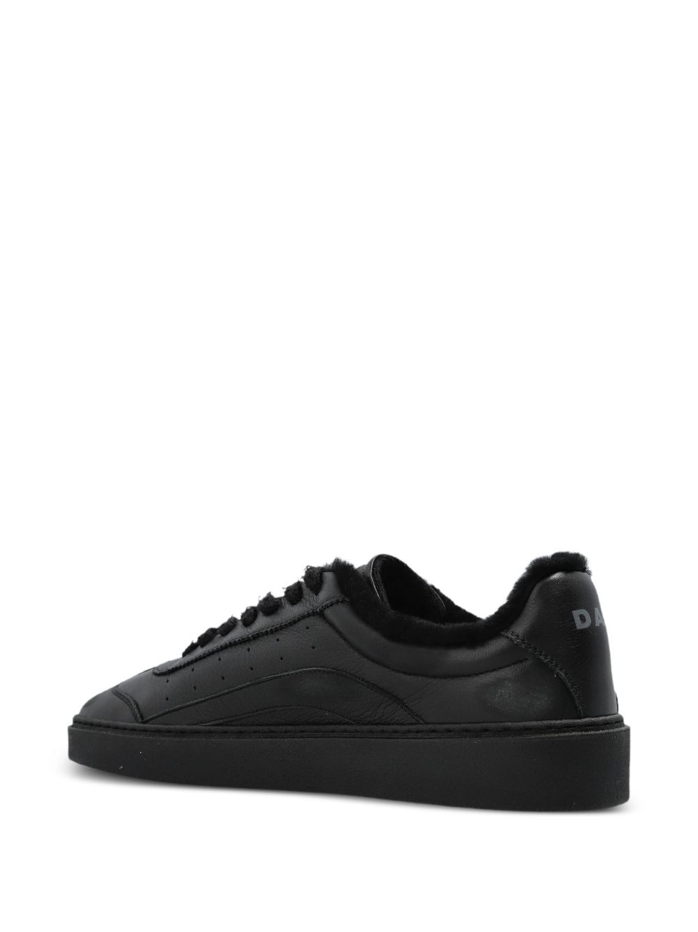 Rider leather low-top sneakers - 3