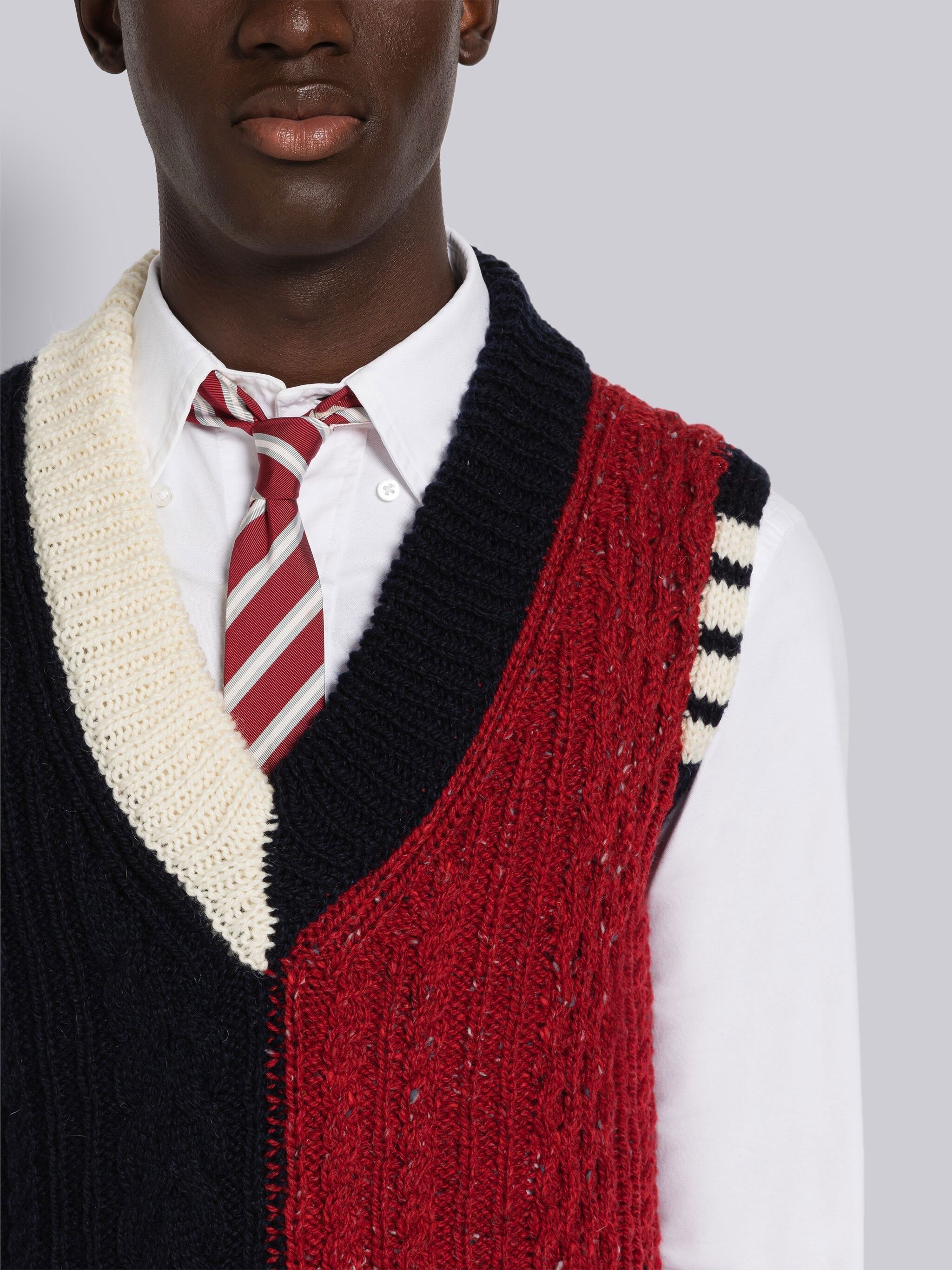 Fun-Mix Cables Donegal 4-Bar Vest - 5