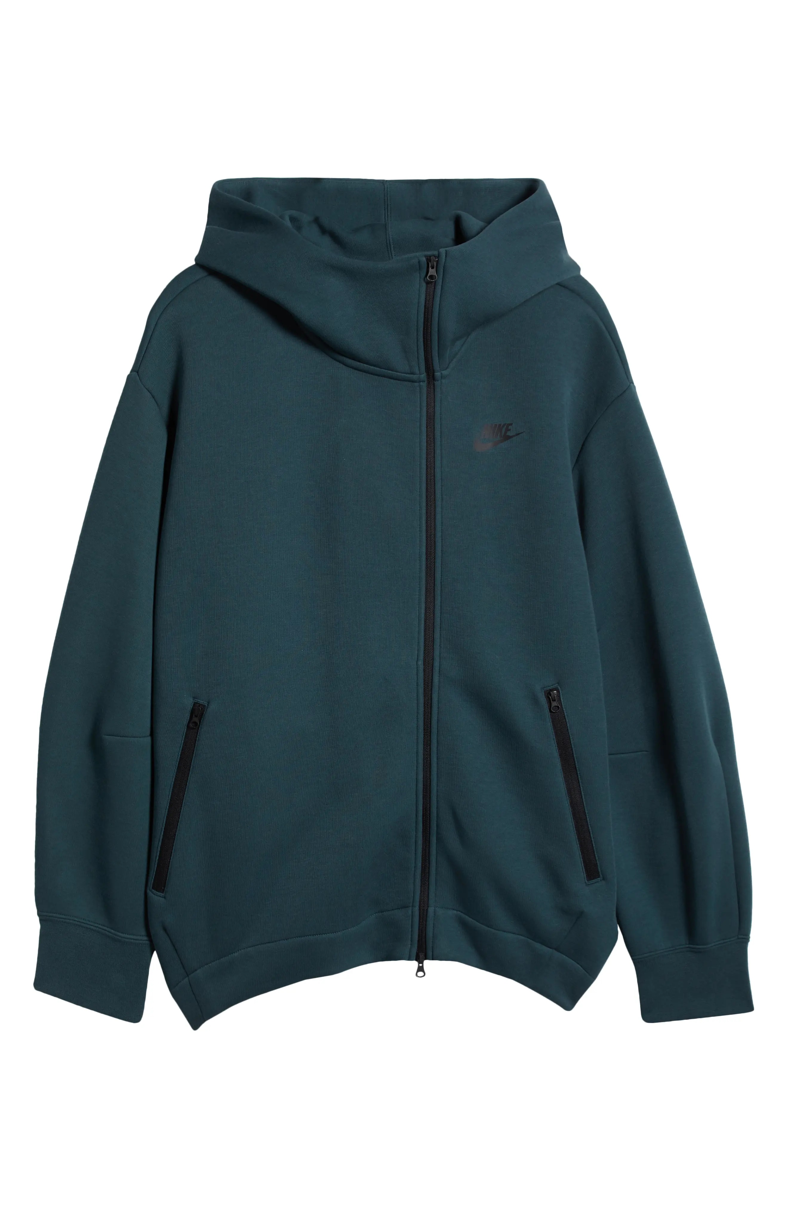 Sportswear Tech Fleece Zip Hoodie in Deep Jungle/Black - 4