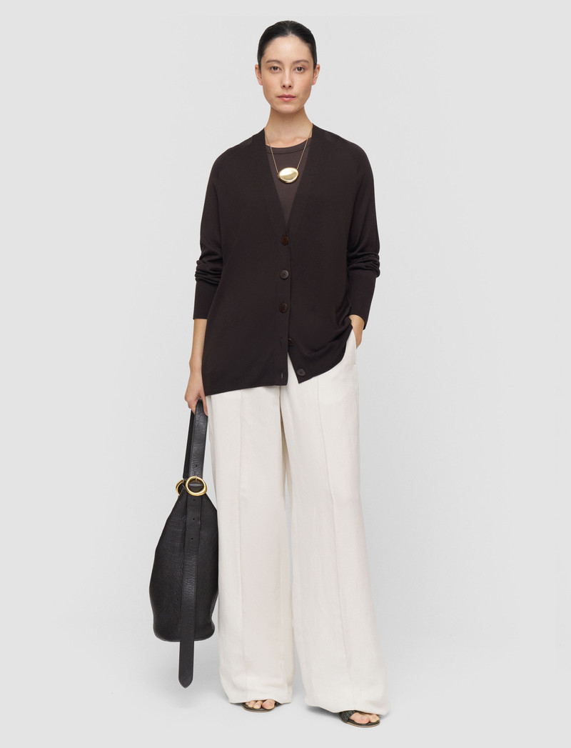 JOSEPH Gladi Silk Knit Cardigan outlook