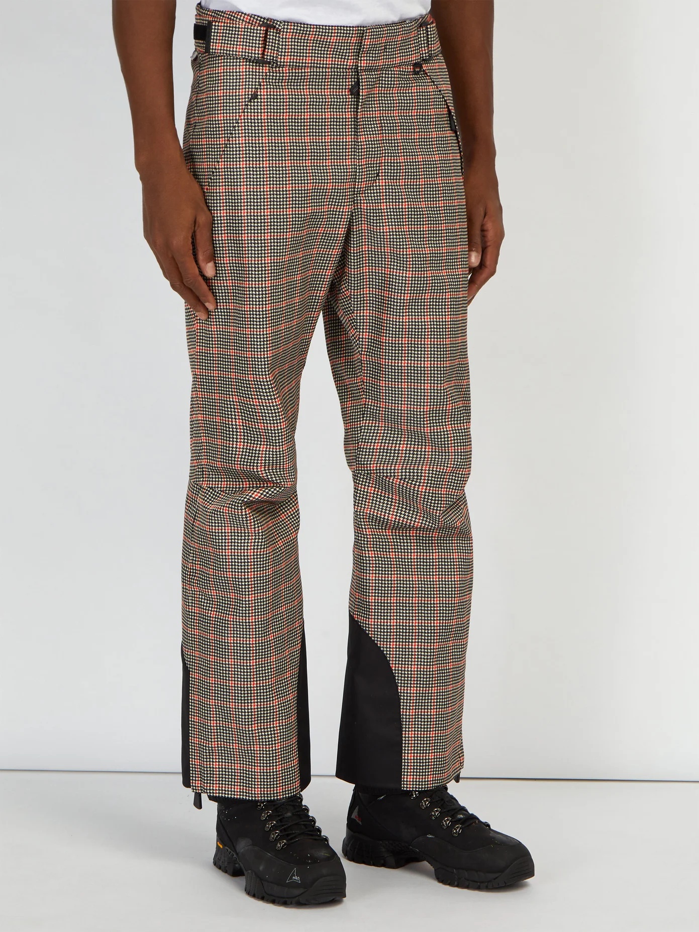 Houndstooth-print ski trousers - 4