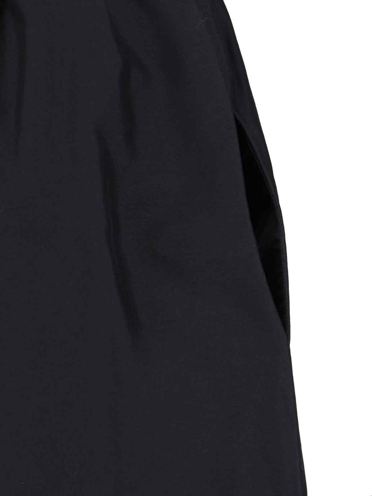 'SAUL' COTTON AND SILK MAXI SKIRT - 4