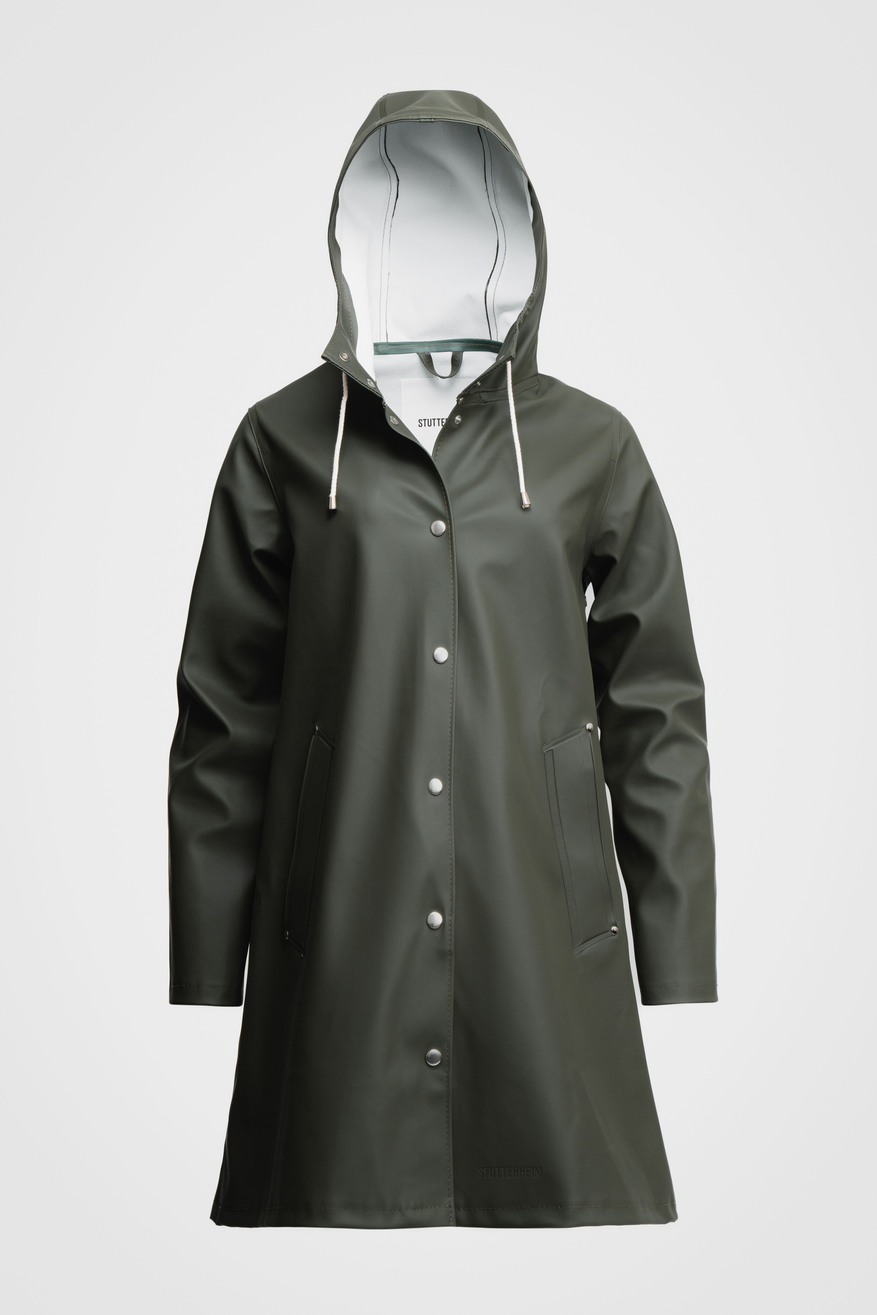 Women's Green Raincoat - Mosebacke - 6