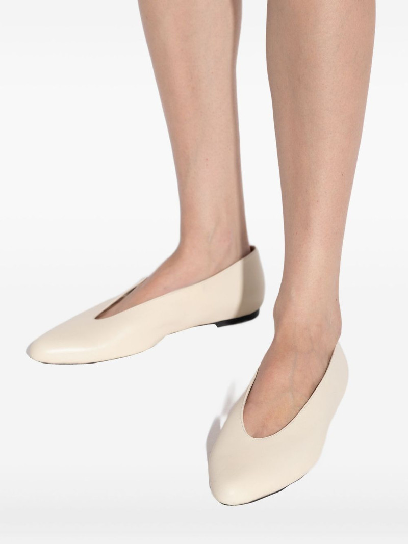 Beid pointed-toe leather ballet flats 5
