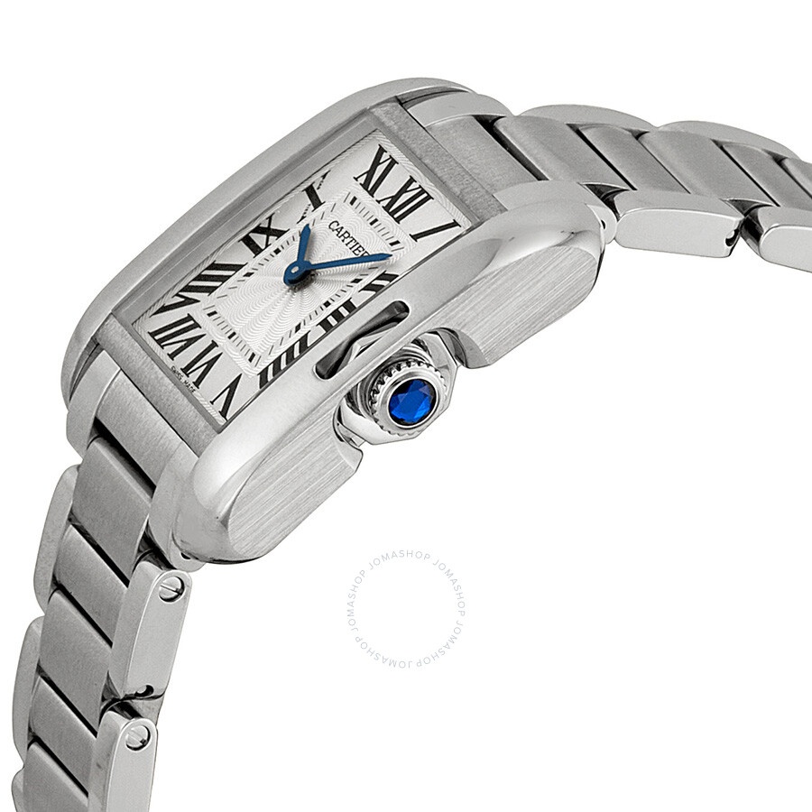 Cartier Tank Anglaise Silver Dial Ladies Watch W5310022 - 2