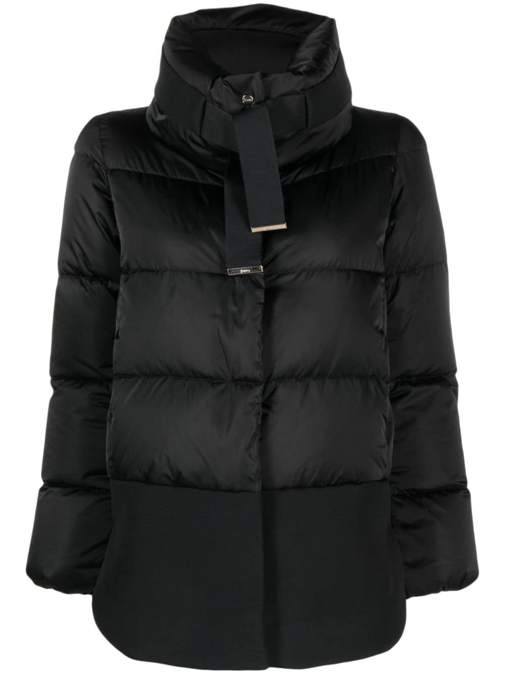 funnel-neck puffer jacket - 1