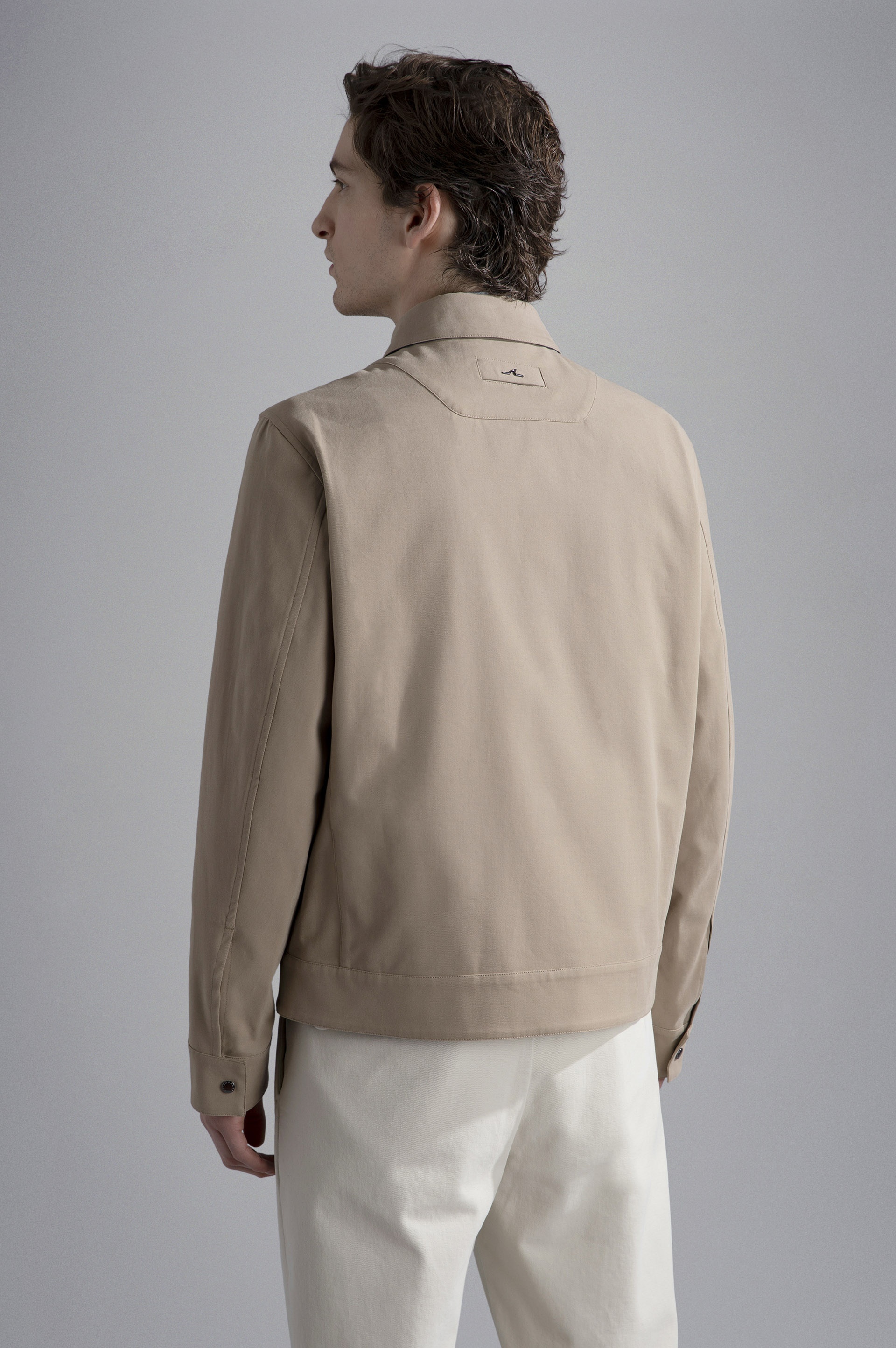 COTTON STRETCH SHACKET - 3