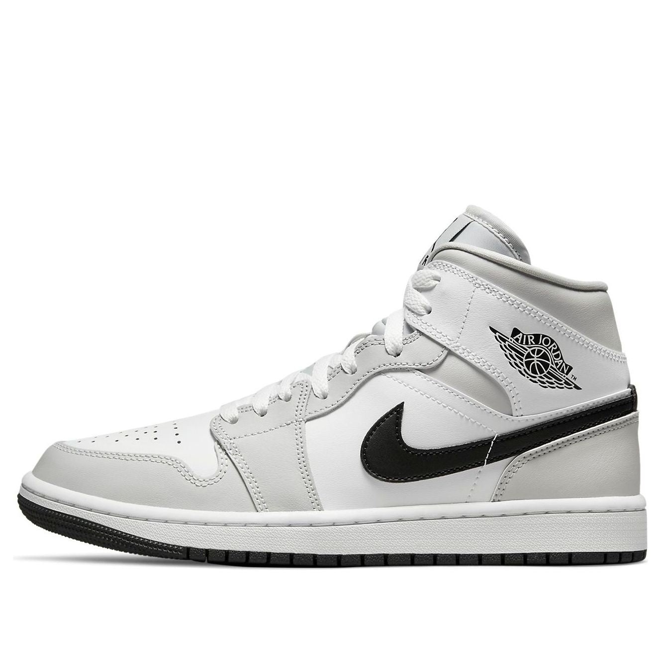 (WMNS) Air Jordan 1 Mid 'Grey Fog' BQ6472-015 - 1