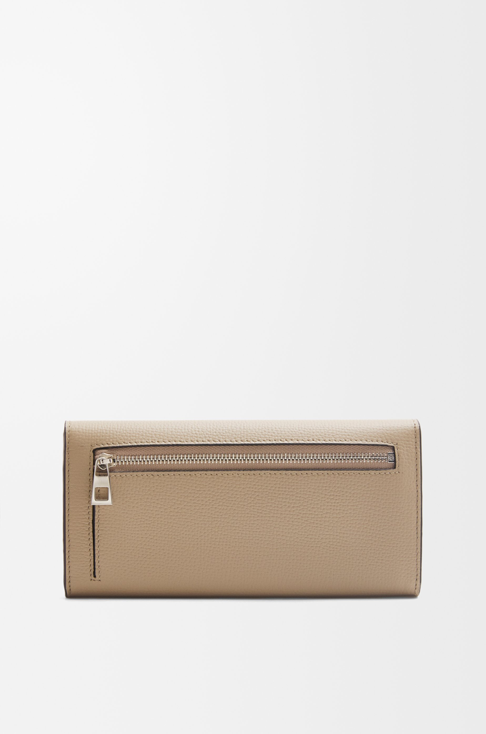 Anagram continental wallet in pebble grained calfskin - 4