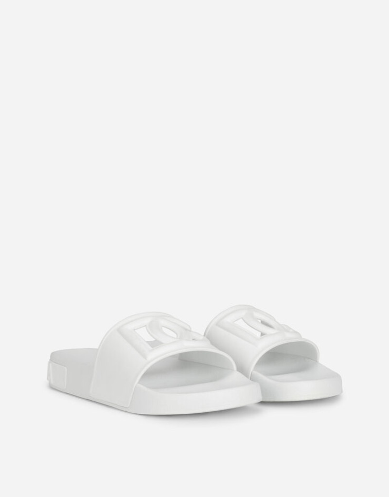 Rubber beachwear sliders with DG logo 2