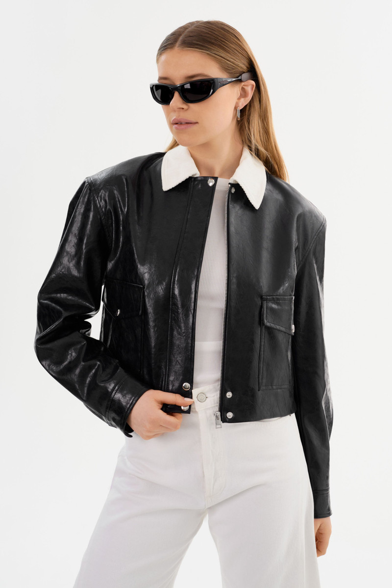 BRAYLIN | Faux Leather Jacket 1