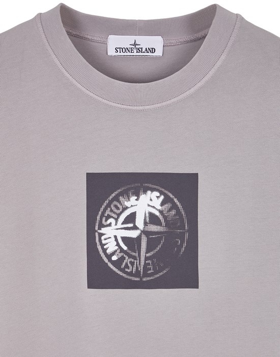 STONE ｜SWEATSHIRTS (66559 'INSTITUTIONAL ONE' PRI Stone Island 66559 'INSTITUTIONAL ONE' PRINT DUST GRAY