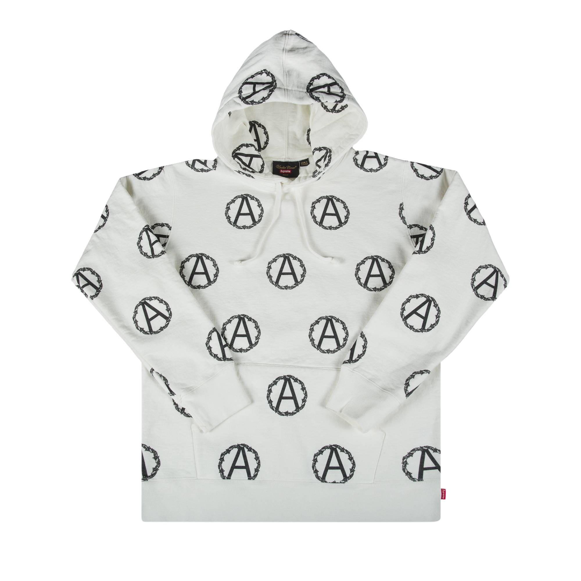 Supreme Supreme x Undercover Anarchy Hooded Sweatshirt 'White' | REVERSIBLE